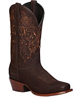 Bota Vaquera Color Café Rodeo Para Dama El General 122489