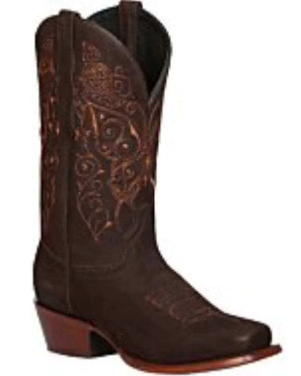 Bota Vaquera Color Café Rodeo Para Dama El General 122489