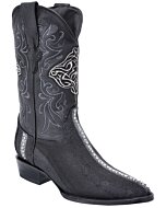 Botas Vaqueras Mantarraya Perla Completa Negras WD 11-191