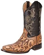 Botas Rodeo Cinceladas Americana Color Miel WD 11-268