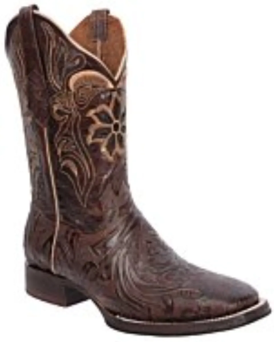 Bota Rodeo Piel Cincelada Joe Boots 569 Café