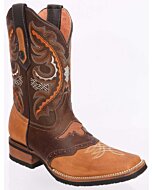 Men's Rodeo Boots Verthali 030 Bull  Color Tan-Brown