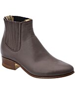 Botines Charros Tradicional Color Café Para Joven WD 11-755