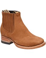 Botines Rodeo Nevada Nobuck Color Tabaco De Niño WD 11-351