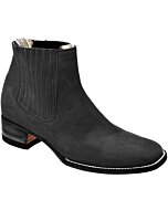 Botín Rodeo Piel Nobuck Negros WD 11-739