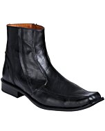 Botines Negros De Vestir Para Hombre Lamasini 7532