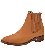 Botines Charros Welt De Gala Piel Nobuck Color Tabaco WD 11-719