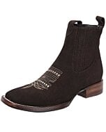 Botin Rodeo Nobuck Joe Boots 723 Chocolate