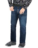 Jeans Vaqueros Para Niño Color Azul Oscuro Lamasini 9026