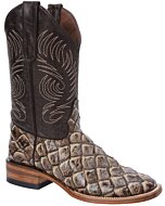 Cowboy Rodeo Boots Brown Monster Fish Print WD 11-291
