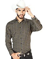 Camisa Color Negro-Oro El Señor De Los Cielos 126273
