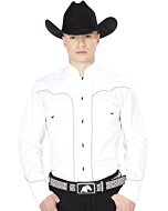 Camisa El Señor De Los Cielos Charra Cuello Militar 125389