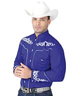 Camisa Charra Azul El General Azul Cobalto 40791