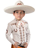 Camisa Charra Color Beige Para Niño WD 11-936
