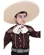 Camisa Charra Para Niño White Diamonds Boots 11-940 Color Café
