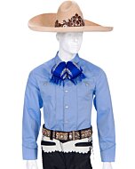 Camisa Charra Elegante Color Azul Cielo WD 11-869