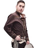 Camisa Charra Tradicional WD 11-840 Color Café