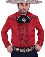 Camisa Charra Moderna WD Boots 763 Rojo