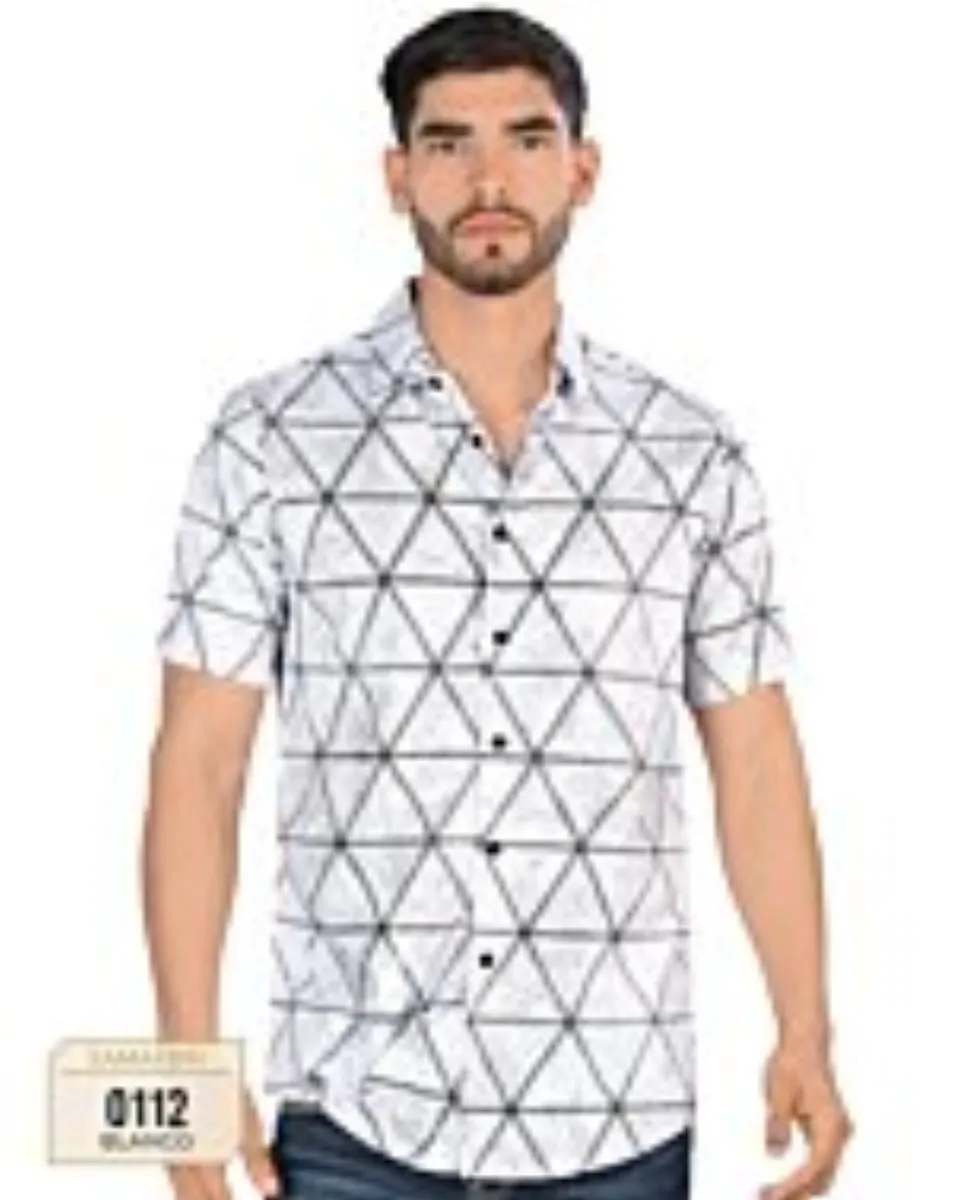 Camisa Modern Fit Blanca Lamasini 0112