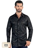 Camisa Modern Fit Negra Lamasini 0112