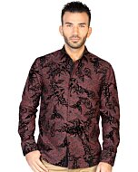 CAMISA CASUAL MANGA LARGA EL GENERAL FL-03 NEGRA