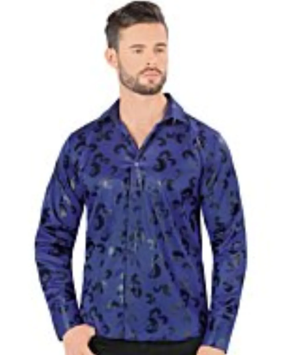Camisa Royal Blue Modern Fit Montero 0806