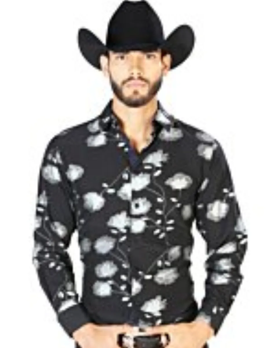Camisa Negra Fina El Señor De Los Cielos 43777