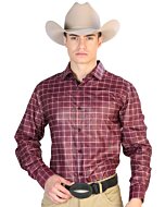Camisa Roja A Cuadros Fina El Señor De Los Cielos 43779
