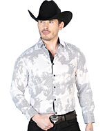 Camisa Fina El Señor De Los Cielos 43783 Color Blanco