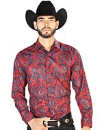 Camisa Fina Roja El Señor De Los Cielos 43856