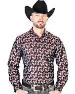 Camisa Jacquard Centenario 43713 Color Mamey