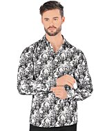 Camisa Moda Montero Blanca Manga Larga 0804