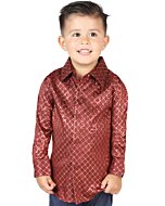 Camisa Burgundy De Vestir Para Niño El General 44570