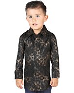 Camisa De Vestir Negra Para Niño El General 44582
