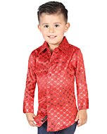 Camisa Rojo-Oro De Vestir Para Niño El General 44585