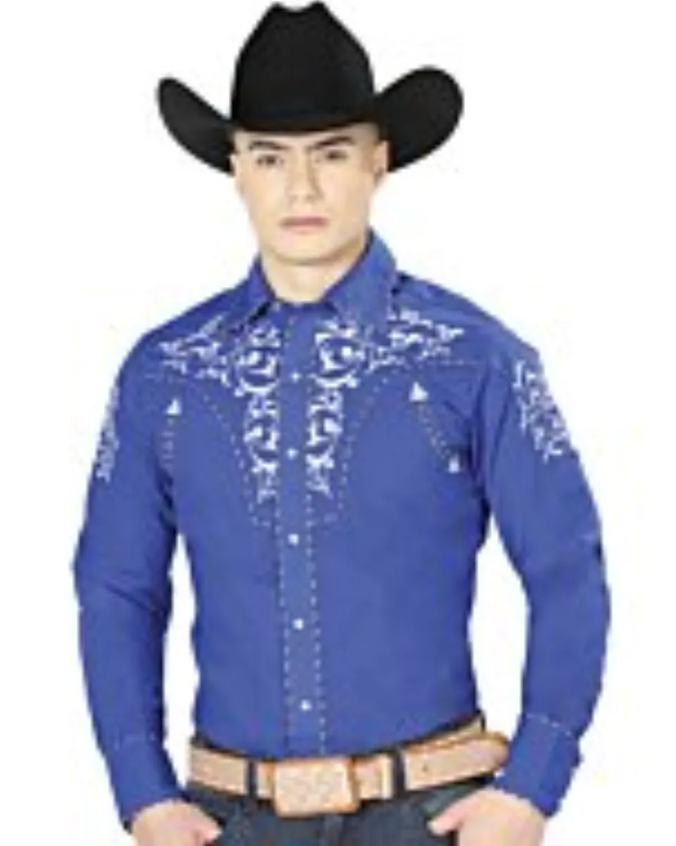 Camisa Vaquera Azul Rey El General 40993