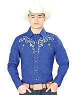 Camisa Vaquera Azul Rey El General 41005