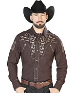 Camisa Vaquera El Señor De Los Cielos 42885 Café