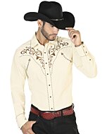 Camisa Vaquera Beige El Señor De Los Cielos 42890