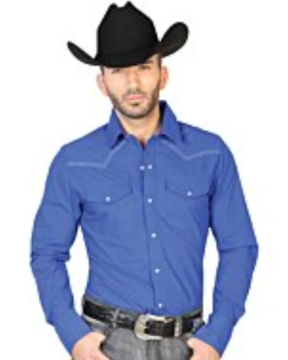 Camisa Vaquera Azul Rey El Señor De Los Cielos 42912