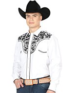 Camisa Vaquera El Señor De Los Cielos 43300 Blanca
