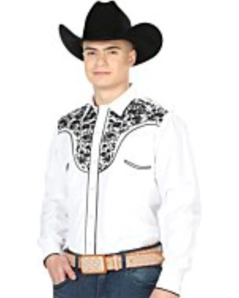 Camisa Vaquera El Señor De Los Cielos 43300 Blanca