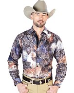Camisa Vaquera Multicolor Negro ESDLC 43818