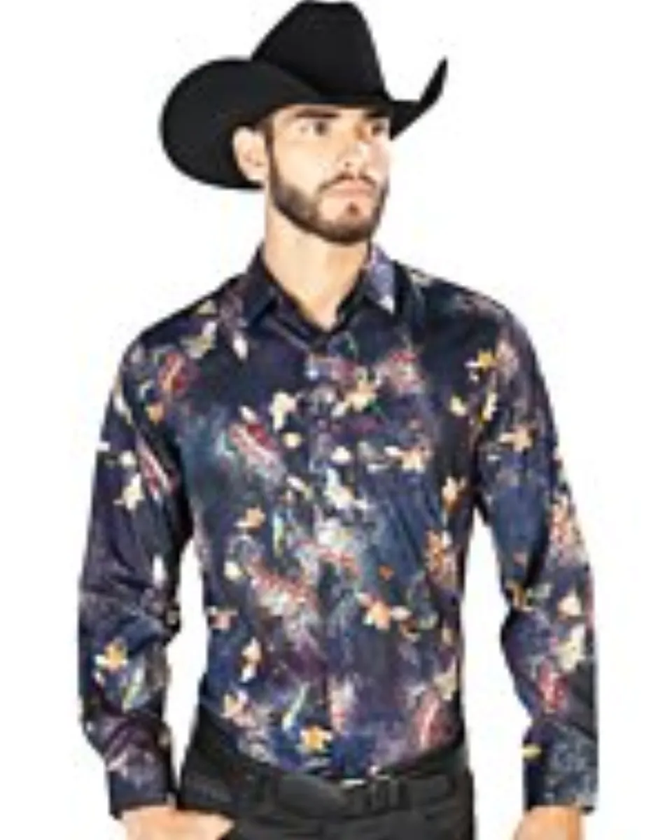 Camisa Vaquera Color Navy ESDLC 43841