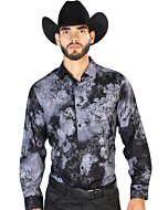 Camisa Vaquera Color Negro-Gris ESDLC Fina 43849