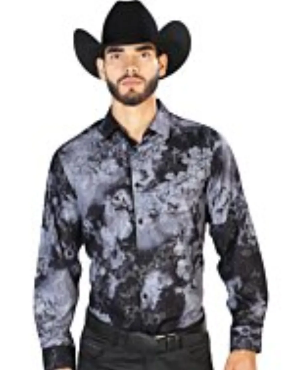 Camisa Vaquera Color Negro-Gris ESDLC Fina 43849