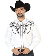 Camisa Negra Vaquera Bordada El General 126691