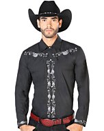 Camisa Vaquera Negra El Señor De Los Cielos 42937