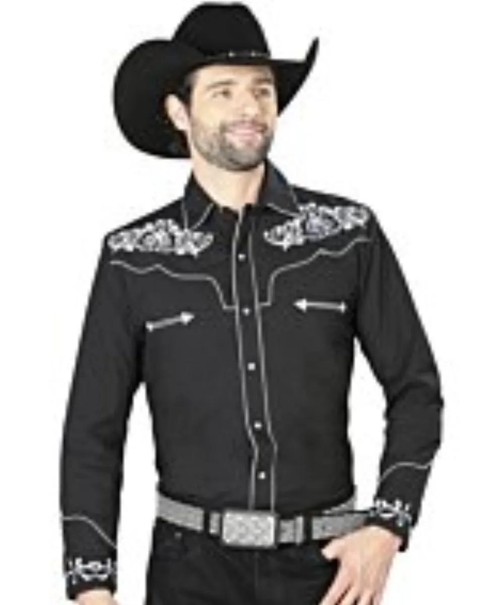 Camisa Charra El General 40987 Negra