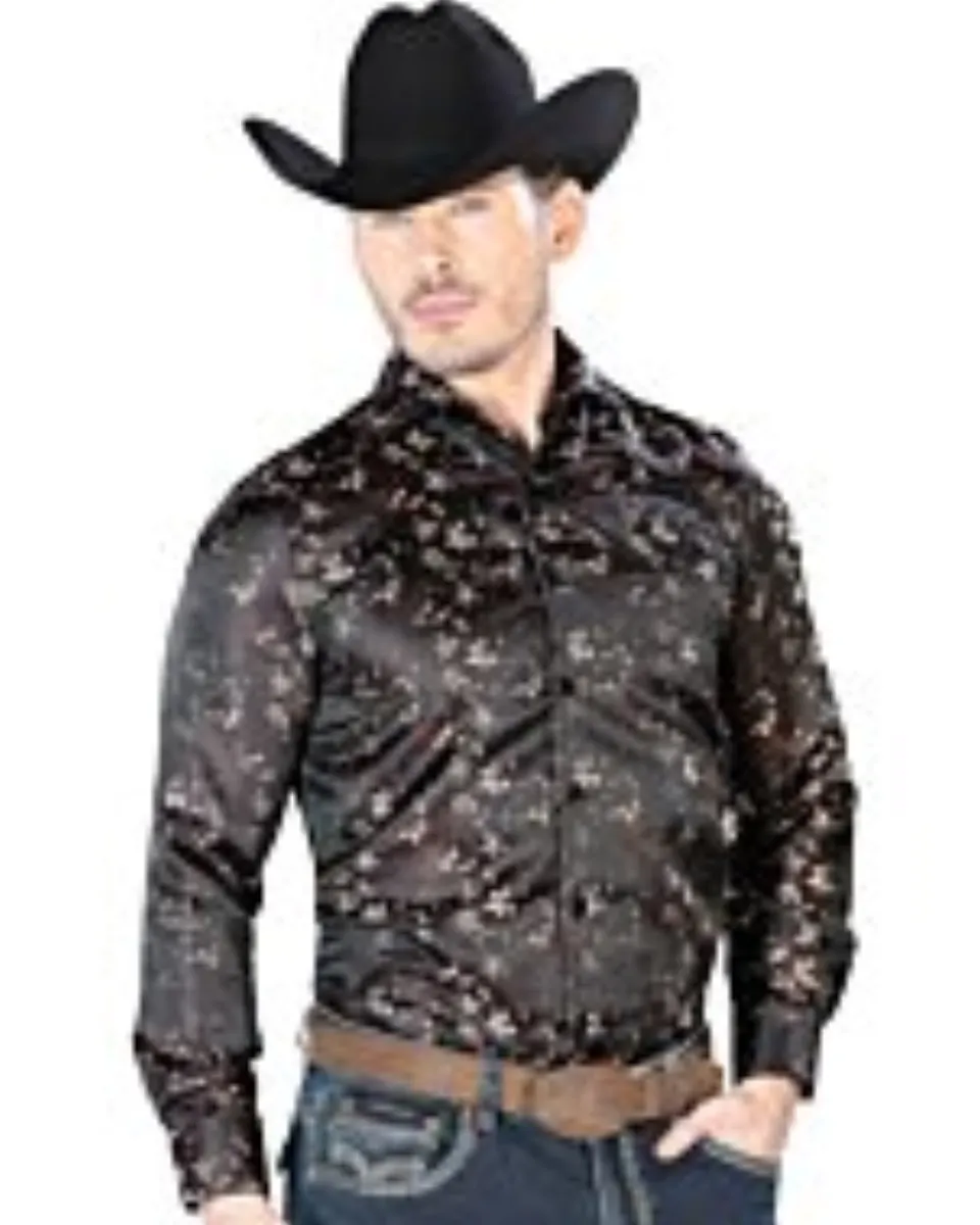 Camisa Color Café Jacquard Centenario 43714